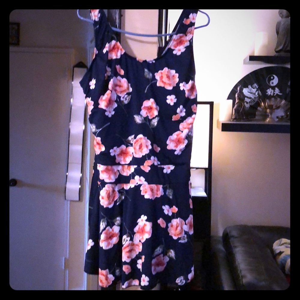 Floral one piece swimsuit XL